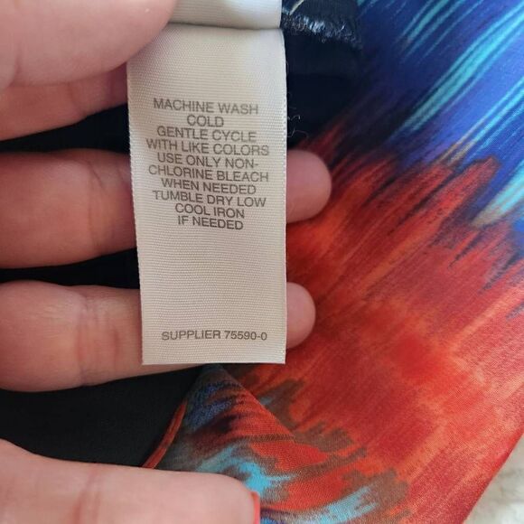 Bisou Bisou Sheer Wide Leg Swim Beach Palazzo Pants Size Large - Picture 7 of 7